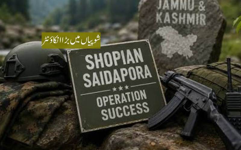 جموں و کشمیر: شوپیاں انکاؤنٹر میں لشکرِ طیبہ کا کمانڈرد ہلاک